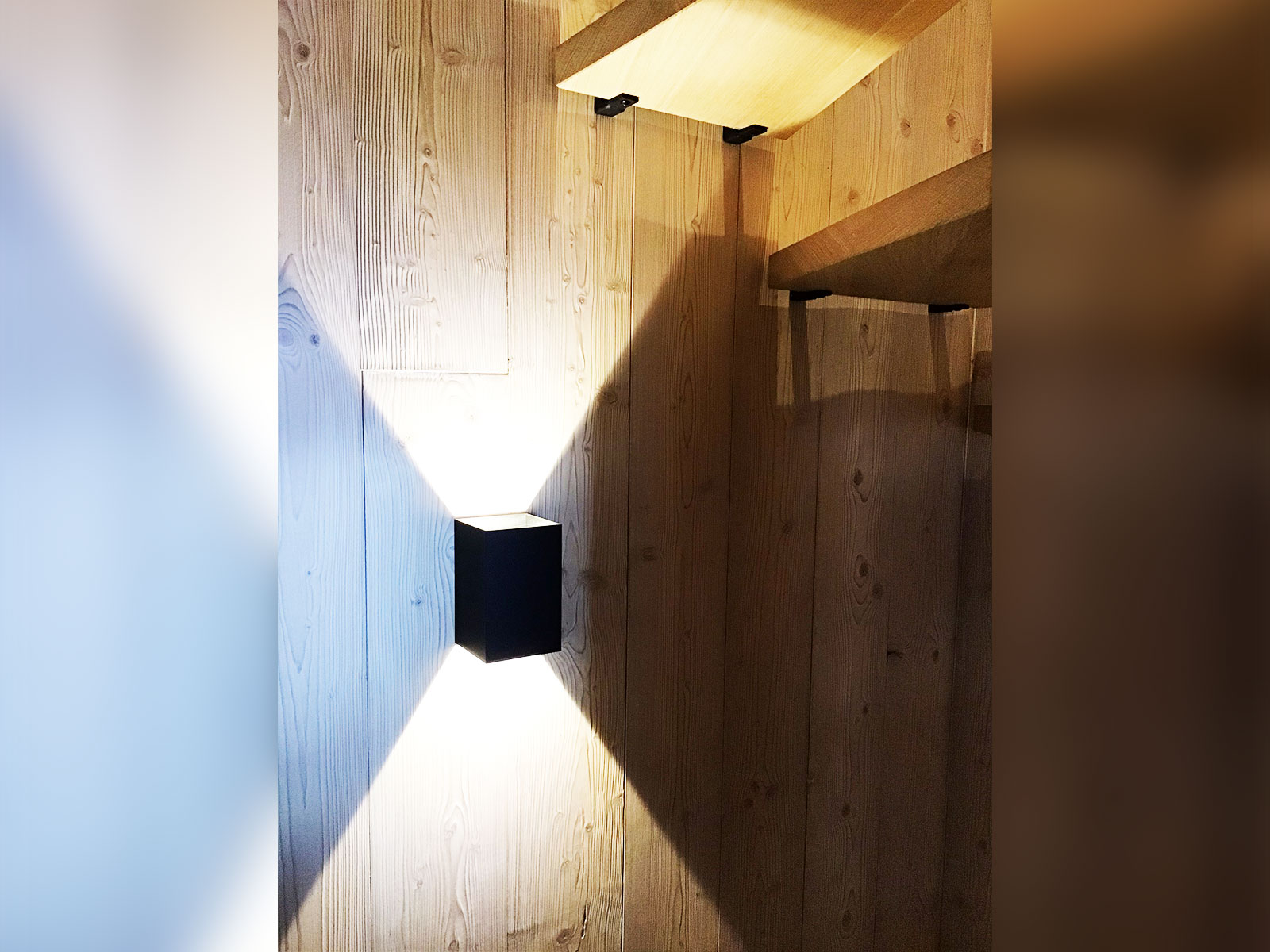 Chalet privé, La Tania - Mise en lumière