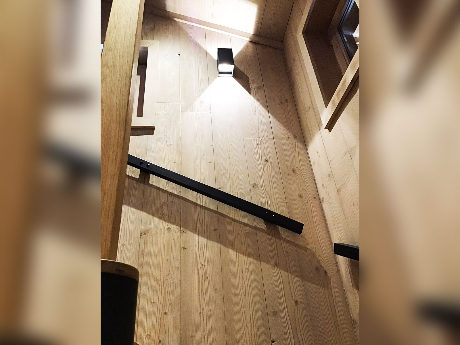 Chalet privé, La Tania - Mise en lumière